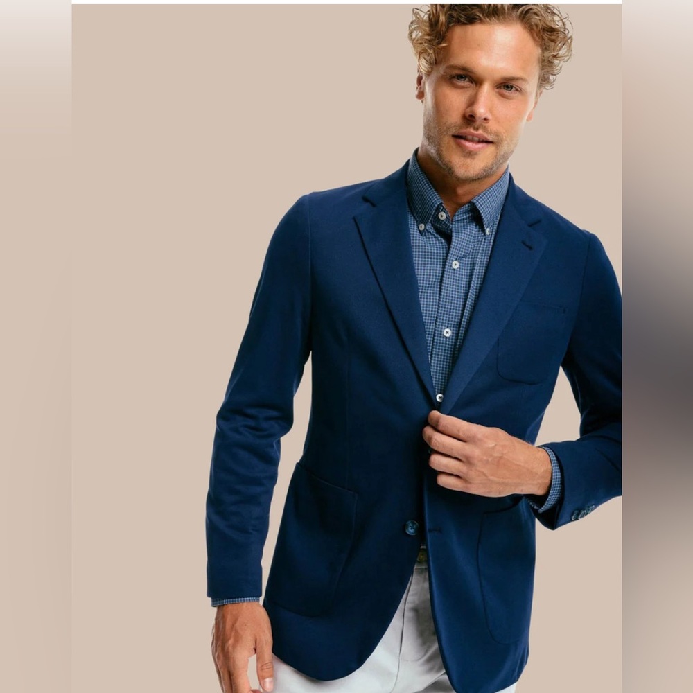 Men’s Southern Tide Navy Sport Coat / Blazer 44R